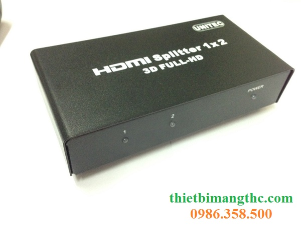 Bộ chia HDMI 2 cổng Y-C1002 Unitec